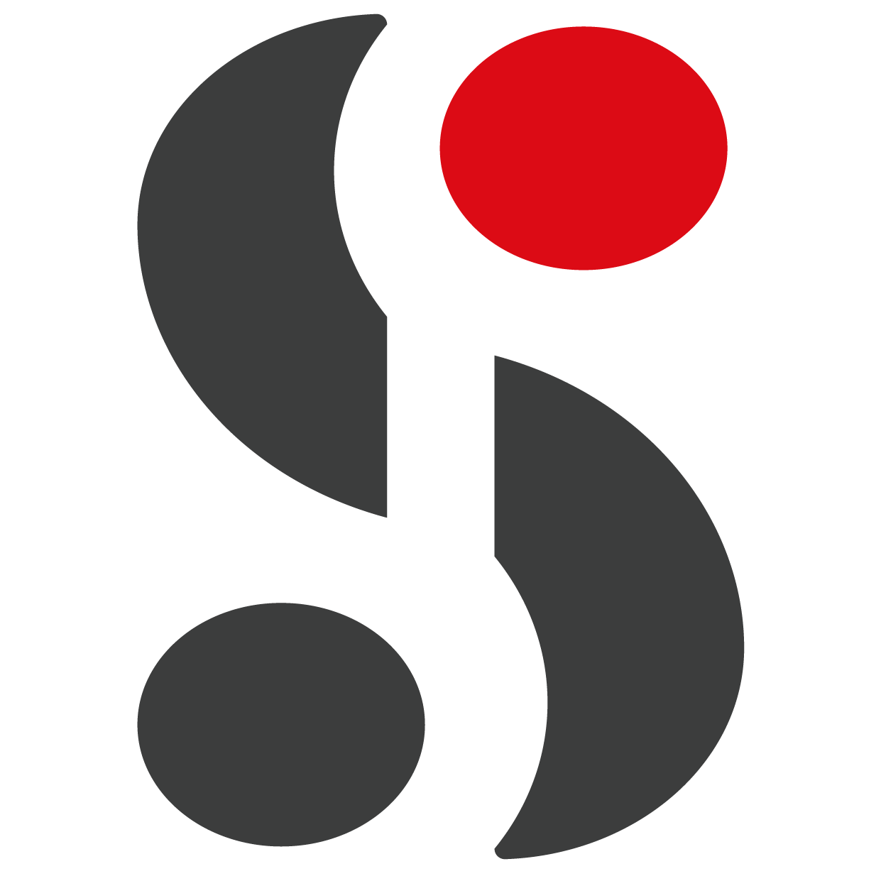 Emblem Schmidt-02 Bold, abstract Schmidt logo featuring a curved "S" shape and a striking red circle. Designed for clear brand identity in digital and print marketing.